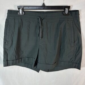 Kuhl Haven Shorts Womens Large Chino 3.5" Zip Pockets Tencel Hiking Gym Yoga